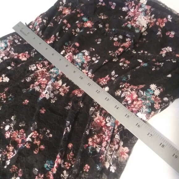 No Boundaries women's size XXL (2XL) 19 black multicolored floral dress - Picture 11 of 15